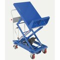 Vestil Blue Lift & Tile Cart With Sequence Select 400 lb 30 x 19.5 CART-400-LT